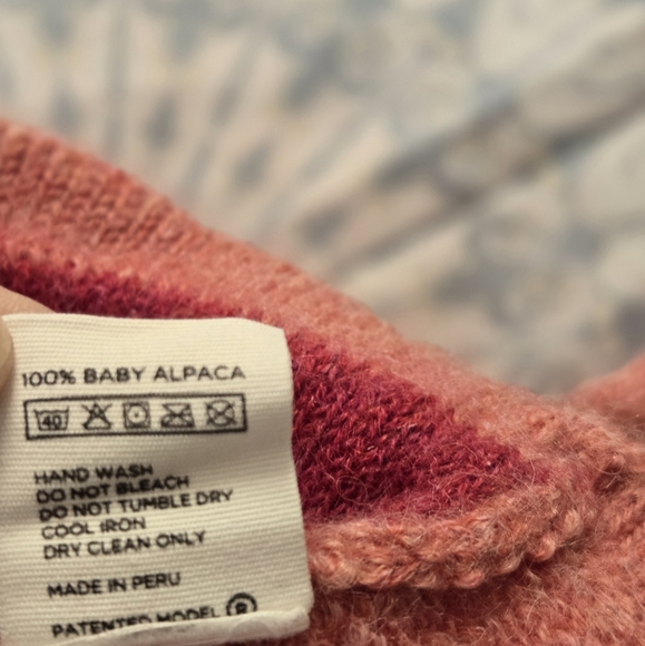 oeuf 100% Baby Alpaca Peony Knit Sweater 0-12 months - Picture 10 of 14